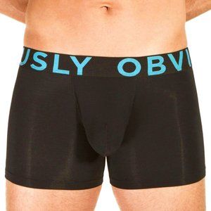 Obviously EveryMan 3 inch Leg Boxer Brief BLACK - B00